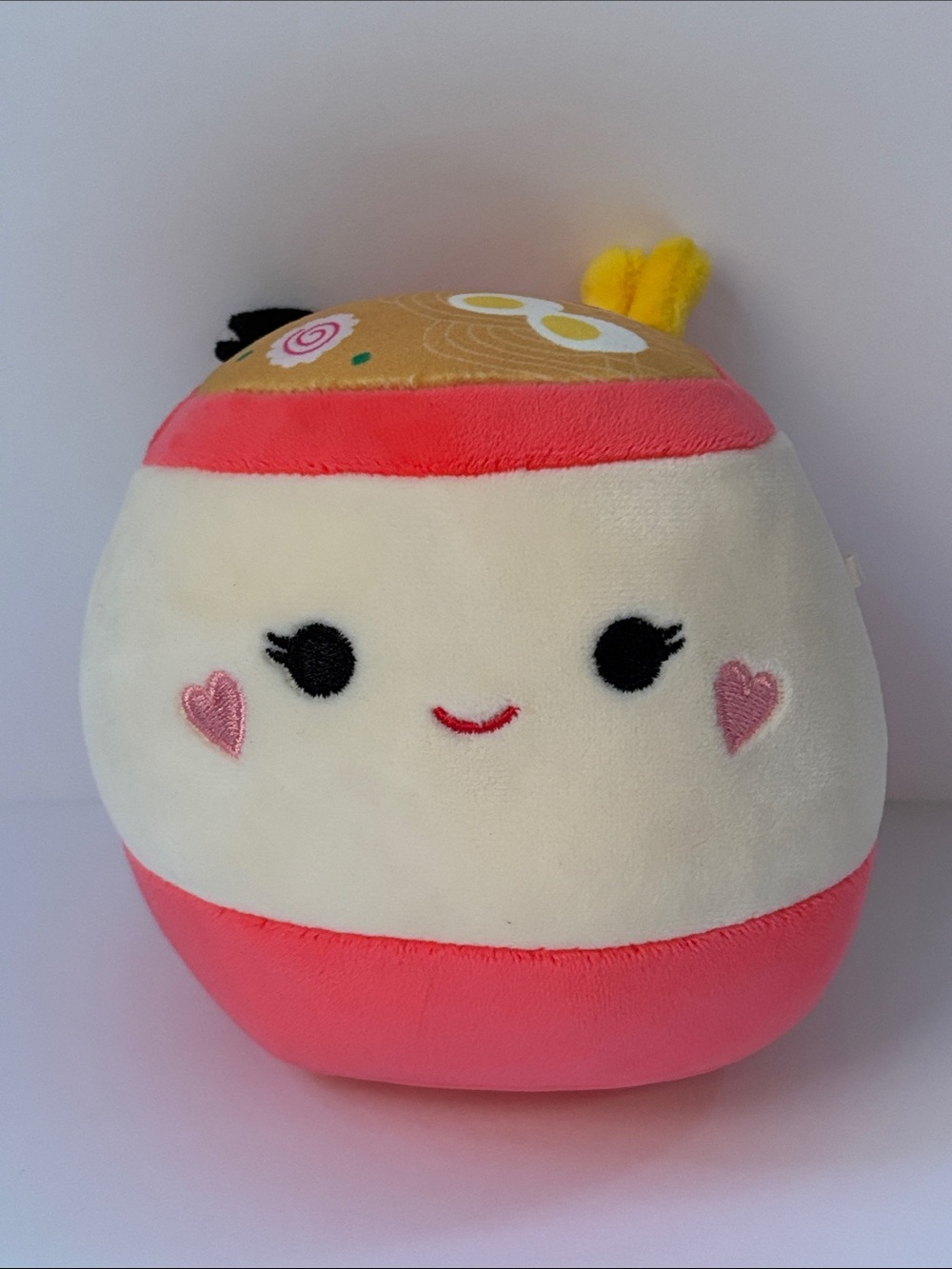 Squishmallows Raisy Ramen Bowl 5” Plush NWOT 🍜♥️🍱